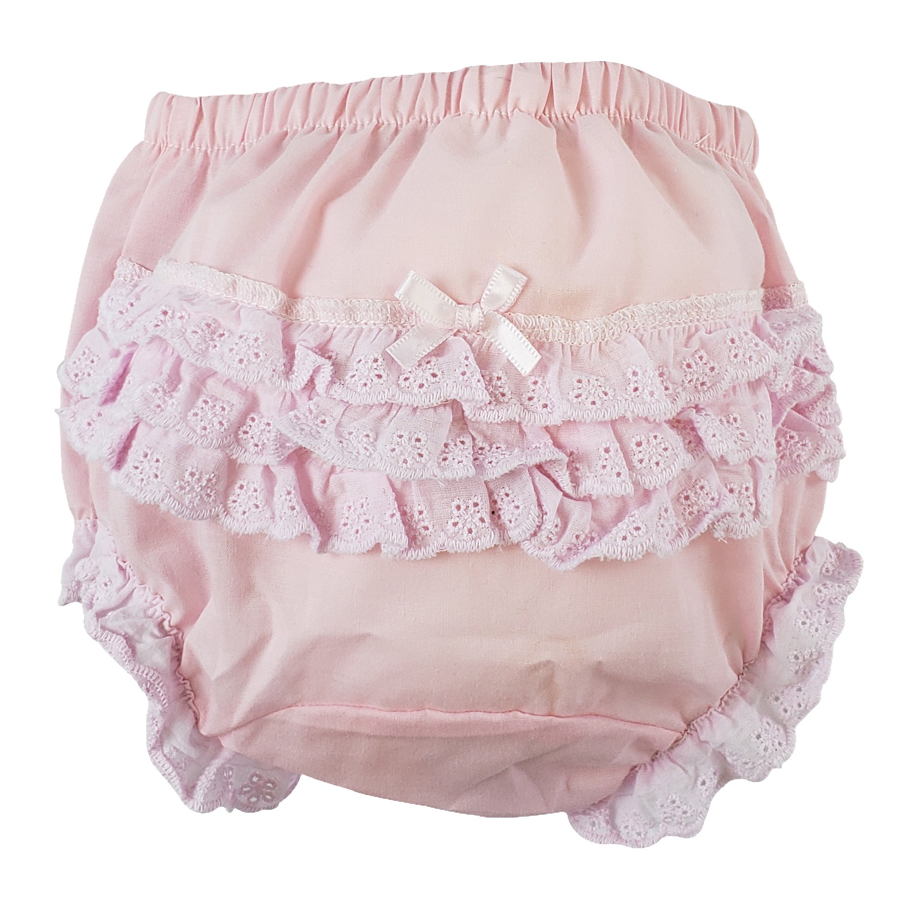 Pink Girl'S Cotton/Poly 'Fancy Pants' Underwear