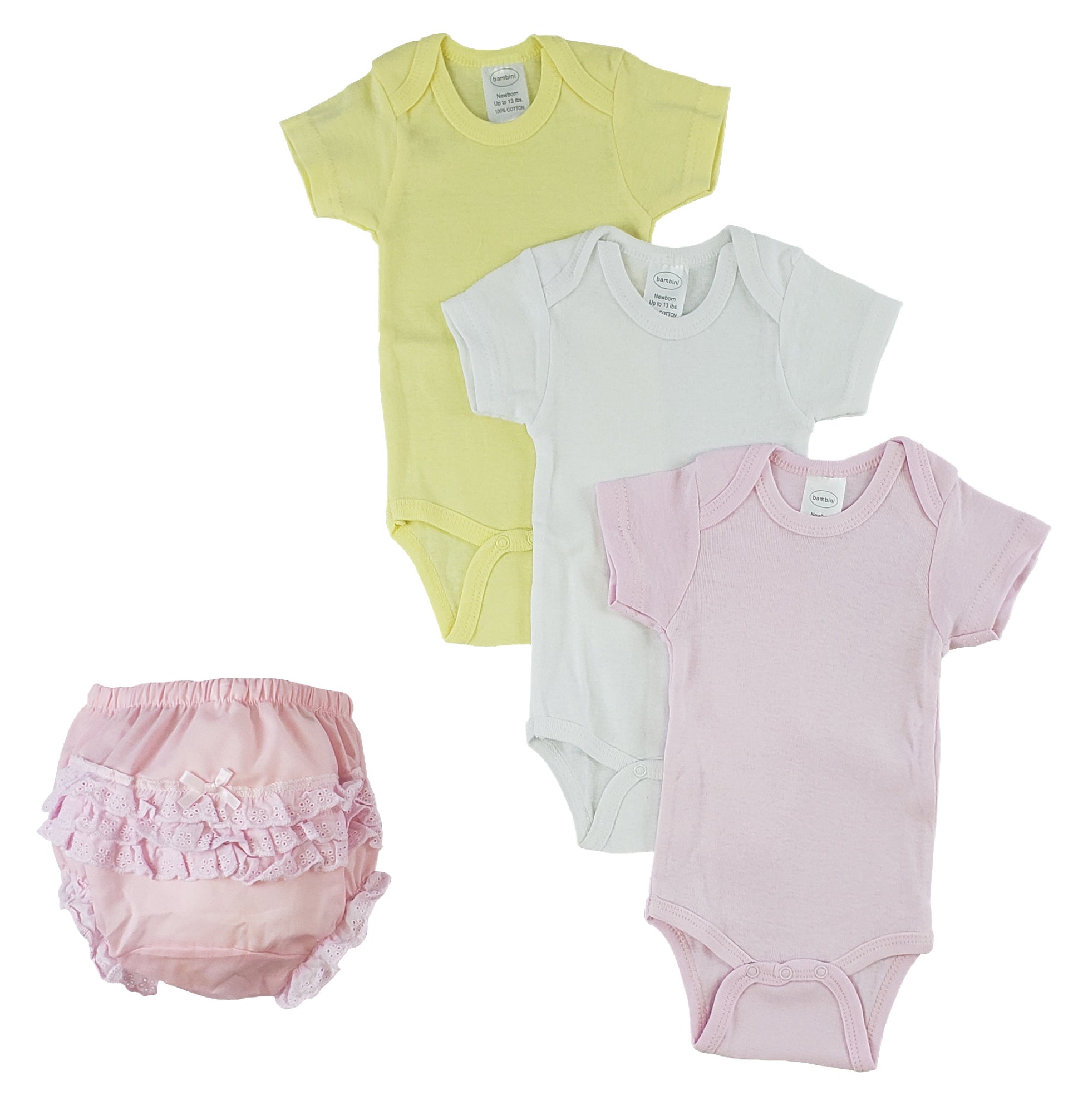 Pink Girls Onezies and Fancy Pants Underwear