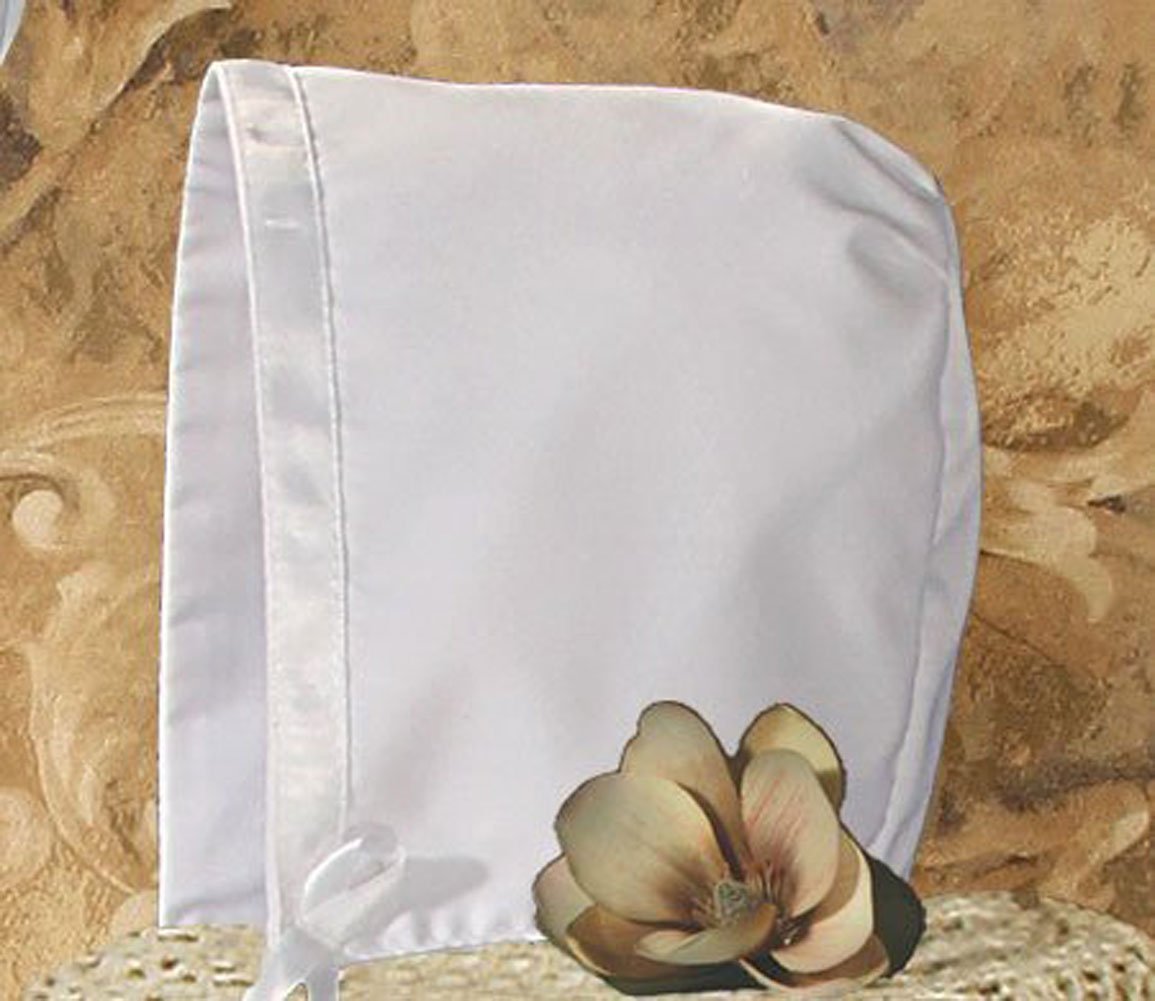 Girls Special Occasion 24' Poly Cotton Batiste Christening Baptism Gown With Lace Collar And Hem 3M