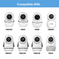 Hellobaby Monitor Mount Compatible With Hb6550/ Hb6560/ Hb65/ Hb66/ Hb6351/ Hb40/ Hb6339/ Hb6336/Hb6081, Flexible Clip Clamp Mou