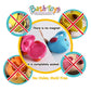 Dwi Dowellin Bath Toys Fishing Games Swimming Whales Bath Time Bathtub Toy for Toddlers Baby Kids Infant Fish Set Age 18months a