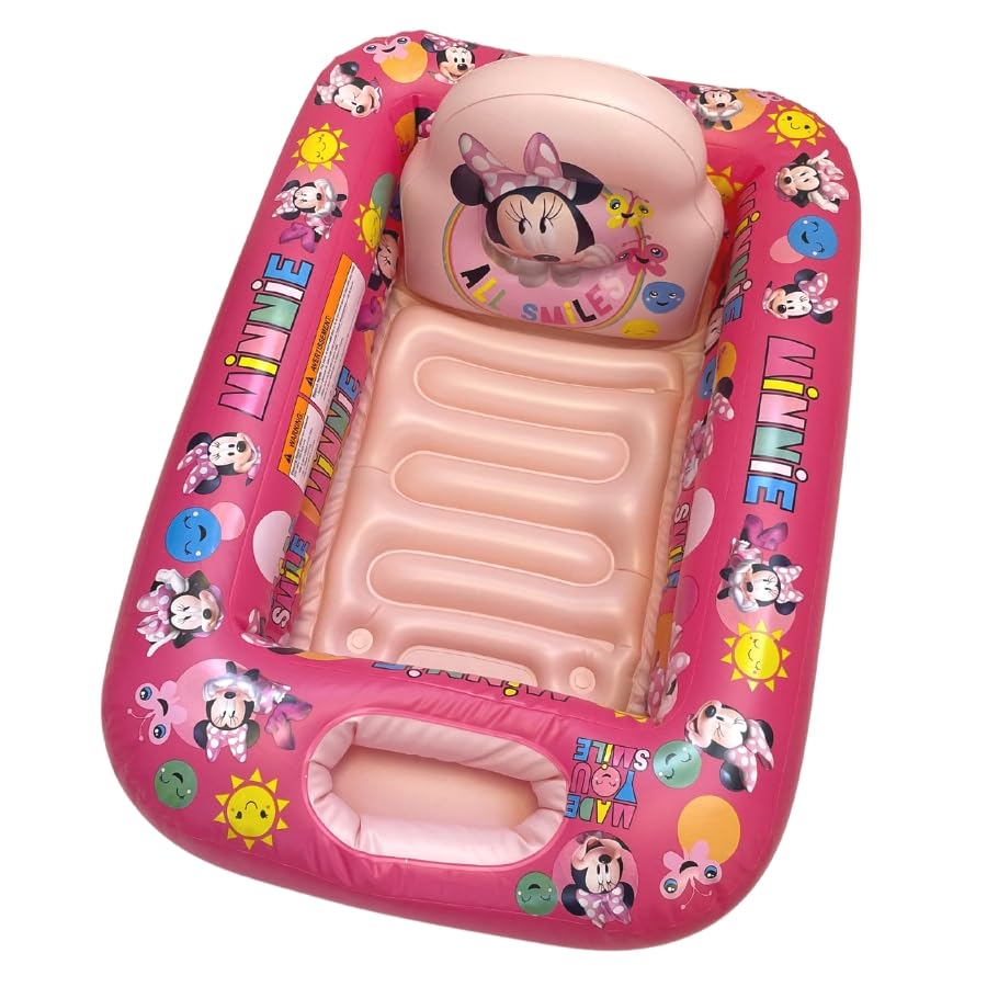 Disney Minnie Mouse 100% Fabulous Inflatable Tub - Baby Bathtub