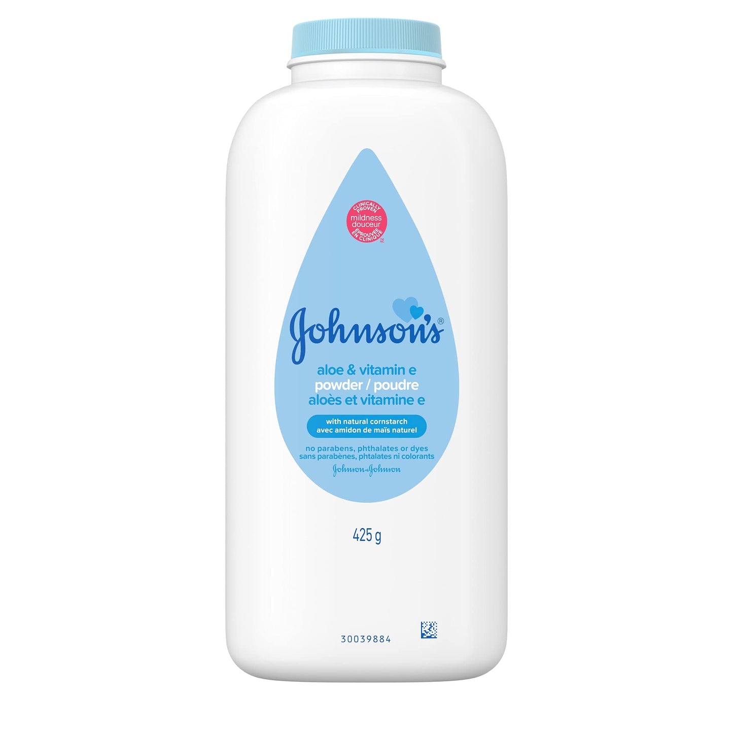 Johnson'S Baby Powder, Naturally Derived Cornstarch With Aloe & Vitamin E For Delicate Skin, Hypoallergenic And Free Of Parabens