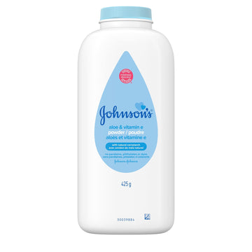 Johnson'S Baby Powder, Naturally Derived Cornstarch With Aloe & Vitamin E For Delicate Skin, Hypoallergenic And Free Of Parabens