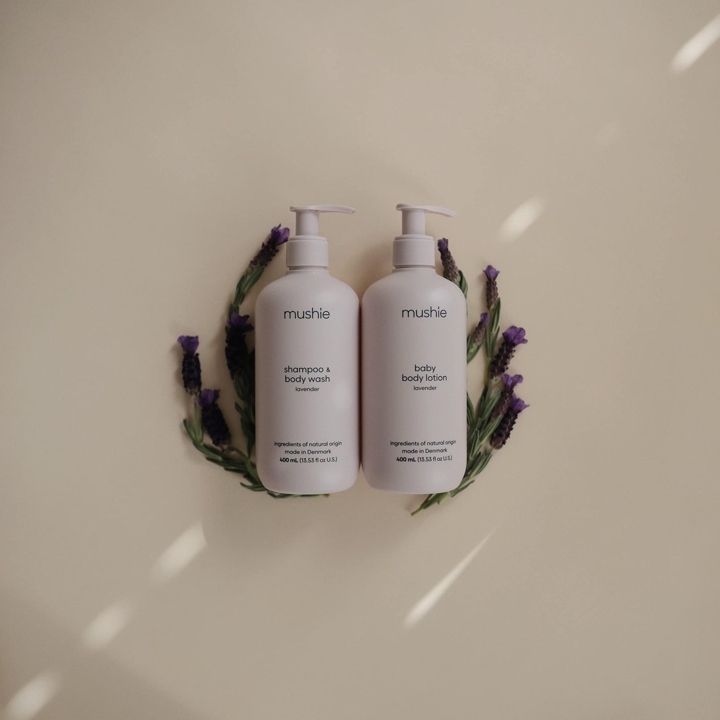 Mushie Baby Shampoo & Body Wash (Lavender) 13.53 Oz
