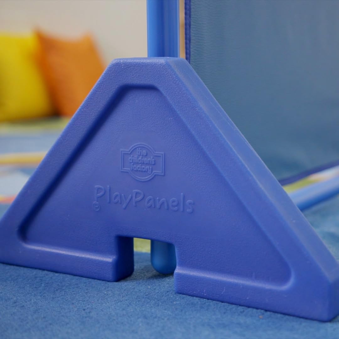 Children'S Factory Replacement Cantilever Support Legs, Plastic Support Feet Compatible With Playpanel Room Dividers, Blue