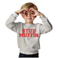 Ag Aguu Toddler Baby Boy Valentine'S Day Sweatshirt Stud Muffin Long Sleeve Shirt Holiday Outfit Crew Neck Tops Fall Clothes(Gre
