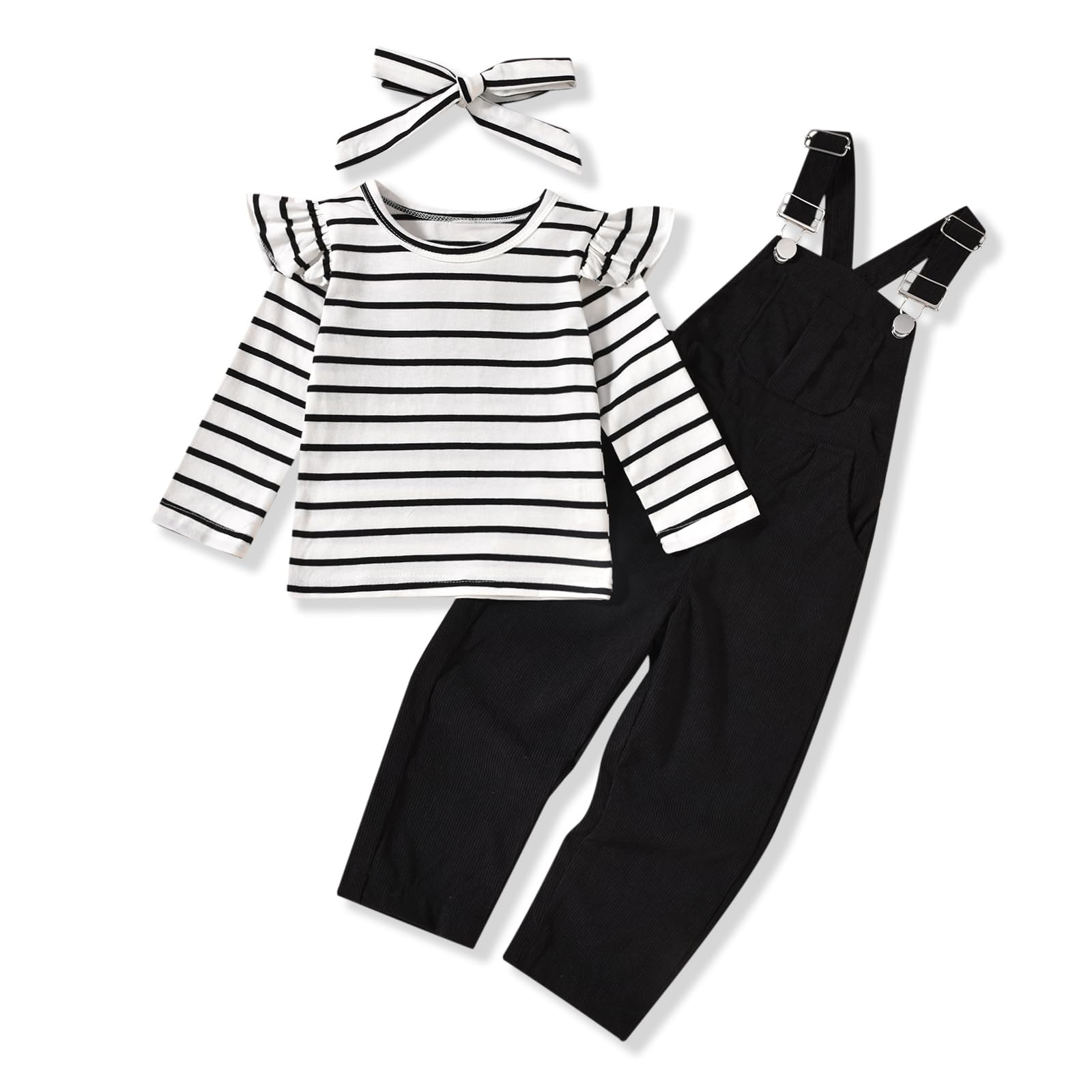 12 Month Toddler Infant Baby Girl Clothe Clothing Corduroy Bib Overalls Coveralls Jumpsuit Romper Suspender Pants Trousers Ruffl