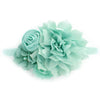 My Lello Baby Headband Shabby Fabric Flower Cluster Stretchy Elastic Mineral Ice