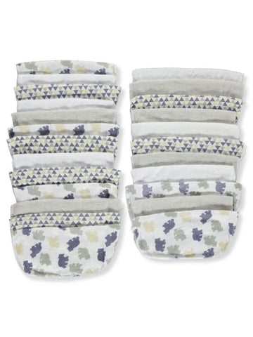 Cribmates Baby Big Boys' 24-Pack Washcloths - Multi, One Size, Multicolor