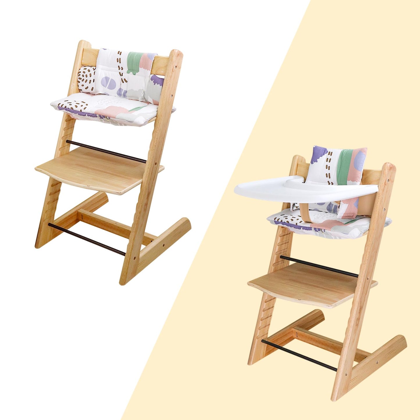 For Stokke High Chair Cushion, Soft And Comfortable For Tripp Trapp High Chair Cushion, For Tripp Trapp Cushion Set Makes It Saf