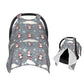 Muishi Penguins in Hats and Scarves Baby Car Seat Canopy Nursing Cover for Newborn Car Seat Breastfeeding Covers Blanket Newborn