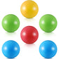 Civaner 6 Pcs Multi Colored Replacement Bulldozer Toy Balls 1.75 Inch Plastic Crush Proof Soft Air Filled Ocean Balls for Toddle