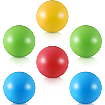 Civaner 6 Pcs Multi Colored Replacement Bulldozer Toy Balls 1.75 Inch Plastic Crush Proof Soft Air Filled Ocean Balls for Toddle