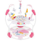 INFANS Baby Activity Center, 3 in 1 Play Center Jumpers and Bouncers with Music, Lights, Interactive Toys, 360Rotating Seat, 3 A