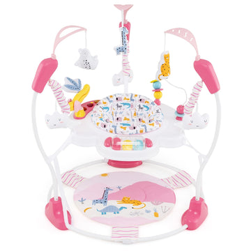 INFANS Baby Activity Center, 3 in 1 Play Center Jumpers and Bouncers with Music, Lights, Interactive Toys, 360Rotating Seat, 3 A