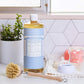 Dr. Bronners Pure-Castile Liquid Soap - Baby Unscented Bundle. 32 oz. Bottle and 2 oz. Travel Bottle