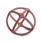 mushie Silicone Baby Teether Ball Toy (Woodchuck)