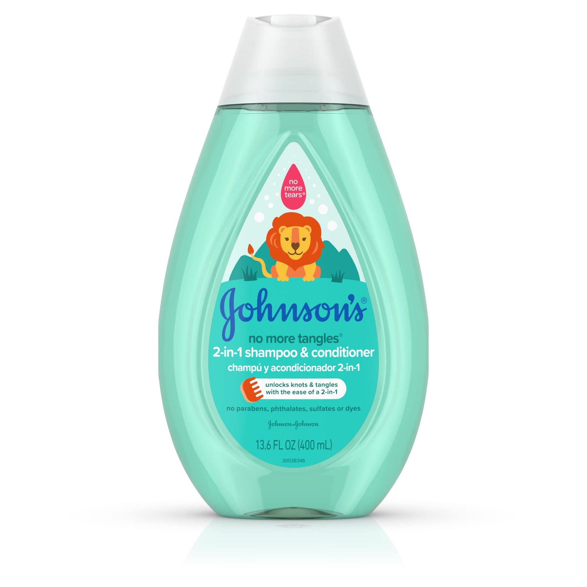 Johnsons Baby Shampoo No More Tangles 13.6 Ounce (400ml) (2 Pack)