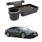 Oshotto (FT04) Foldable Car Auto Headrest Rear Back Seat Table Drink Food Cup Tray Holder Compatible with Audi A7  Black