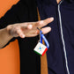 GAN 330 Cube Key Ring 3x3 Speed Keychains Gan Mini Cube Toys Gift 1.2 Inch (Standard Version)