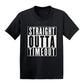 Haase Unlimited Straight Outta Timeout - Trouble Maker Infant/Toddler Cotton Jersey T-Shirt (Black, 5T)