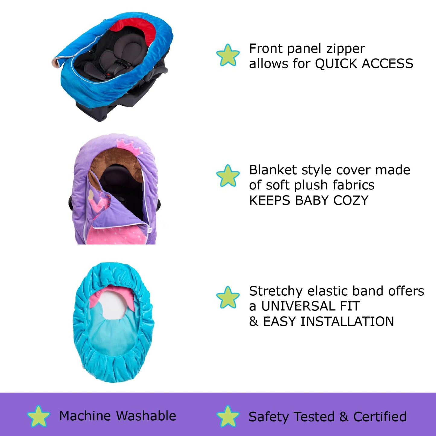 Car Seat Cuties Fairy: Infant Car Seat Cover