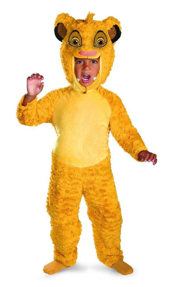 Disney Simba Lion King Deluxe Boys' Costume Size 3T-4T