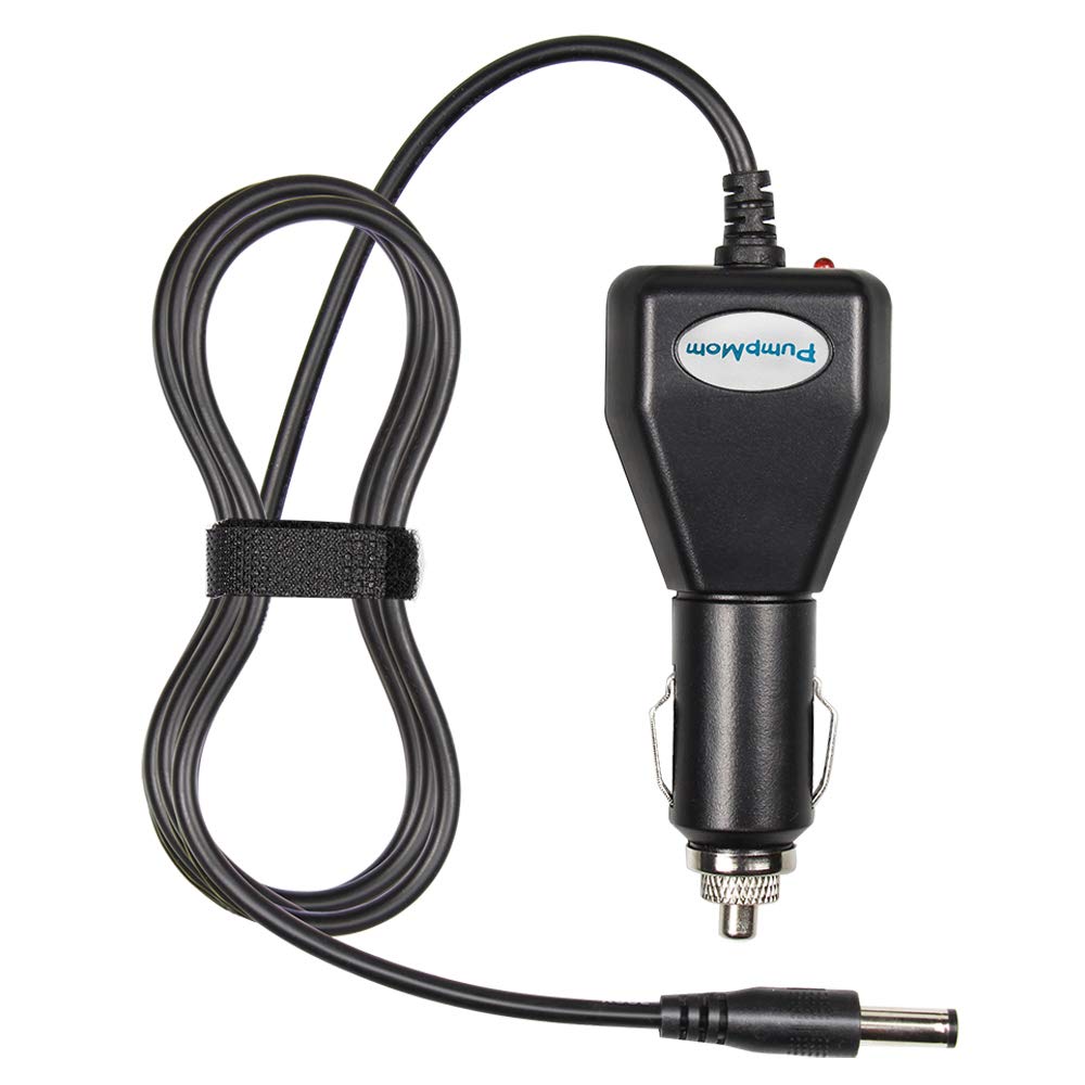 Pumpmom-Us 12 Volt Breast Pump Car Adapter For Spectra S1, S2, Spectra 9 Plus Pumps - Replacement Vehicle Lighter Power Adapter