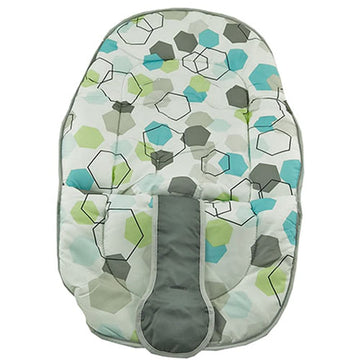 Replacement Part for Fisher-Price On-The-Go Baby Swing - GKH40 ~ Replacement Padded Seat Cover Pad ~ Blue, Green and Gray Hexago