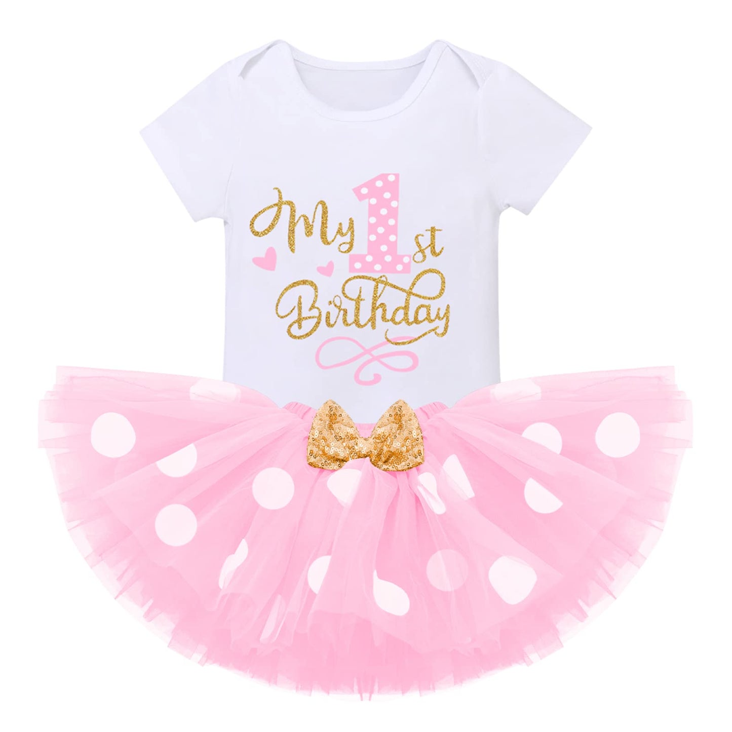 First Birthday Girl Outfit Its My 1St Birthday Outfits Cake Smash Photo Props Newborn Christmas Outfit Pink Tutu Skirts Set Romp