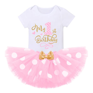 First Birthday Girl Outfit Its My 1St Birthday Outfits Cake Smash Photo Props Newborn Christmas Outfit Pink Tutu Skirts Set Romp