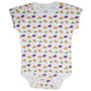 Bambini Cotton Baby Boy Girl Short Sleeve Onesie Bodysuit Variety 3-Pack - Newborn