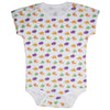 Bambini Cotton Baby Boy Girl Short Sleeve Onesie Bodysuit Variety 3-Pack - Newborn