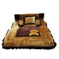 Pinks And Blues Full Sleeping 5 Piece Baby Bedding Set With Two Bear Shape Side Pillows (048 Months) (Camel Choclate)