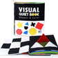 beiens Baby Books Toys, High Contrast Black and White, Non Toxic Fabric Touch and Feel Crinkle Cloth ,Early Educational Stimulat