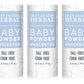 Ora'S Amazing Herbal Talc-Free Grain-Free Gluten-Free Corn-Free Baby Powder 2.5Oz  (Unscented 3 Pack)