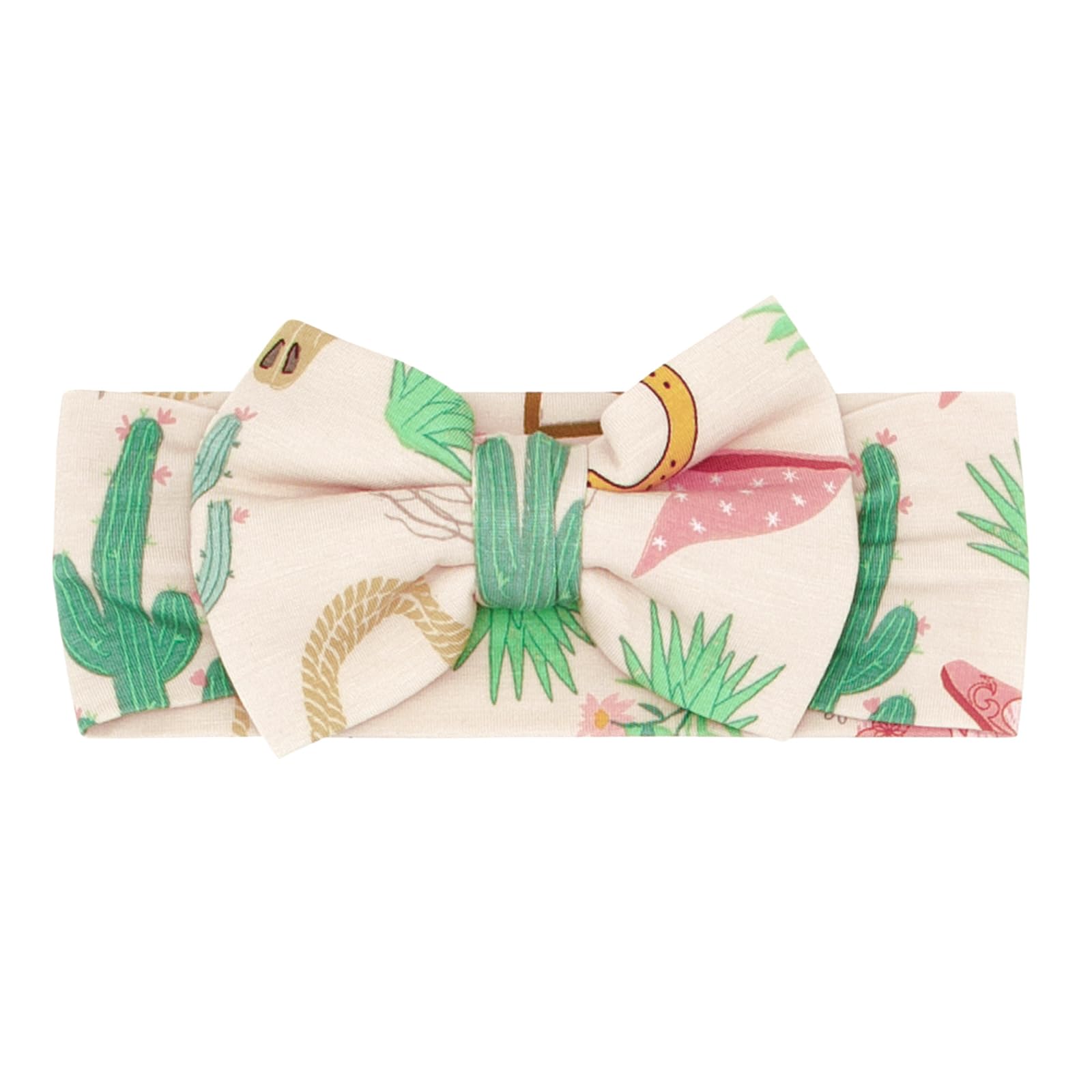 Little Sleepies Luxe Bow Headband, Ready to Rodeo