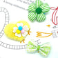 Hair Clips For Girls 18 Pcs No Slip Assorted Barrettes For Kids Bows Green Yellow Cute Hair Accessories For Little Girls Teens T