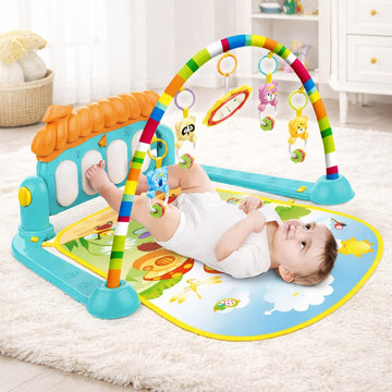 Toysbuddy Kick And Play MultiFunction Abs High Grade Plastic Piano Baby Gym And Fitness Rack Products