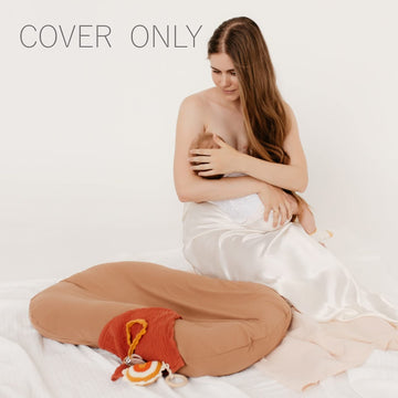 Sa Accessories Lounger Cover Compatible With Snuggle Me Loungers - Soft & Skin-Friendly Cotton - Replacement Cover Only - Brown