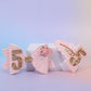 5Th Birthday For Pink Bow Hair Clips - Five Years Old Birthday Party Decorations For Girls,Pink Glitter Bow Hair Clips,Baby Girl