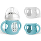 Audrwall Silicone Sleeves For Avent Natural Glass Baby Bottles, Bpa Free, Anti Breakage Baby Bottle Holder (Green + White, 4 Oun
