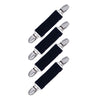 Elastic Mitten Clips Toddler Mitten And Glove Clips Stainless Steel Gloves Clips For Baby Kids Clothing Clips 2Black