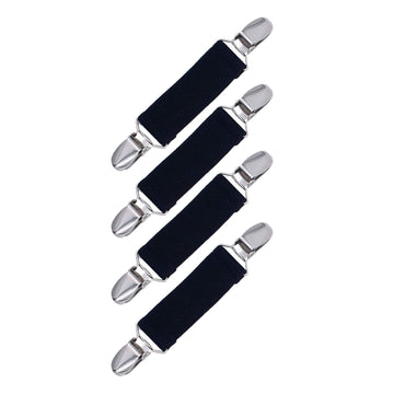 Elastic Mitten Clips Toddler Mitten And Glove Clips Stainless Steel Gloves Clips For Baby Kids Clothing Clips 2Black