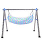 A To Z Hub BoyS And GirlS Portable Folding Ghodiyu With Free Cotton Cloth. (Regular Folding Round Pipe (Blue))