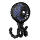 TRELC Mini Handheld Stroller Fan, Personal Portable Baby Fan With Flexible Tripod, Upgraded Version, Gift for Children, Recharge