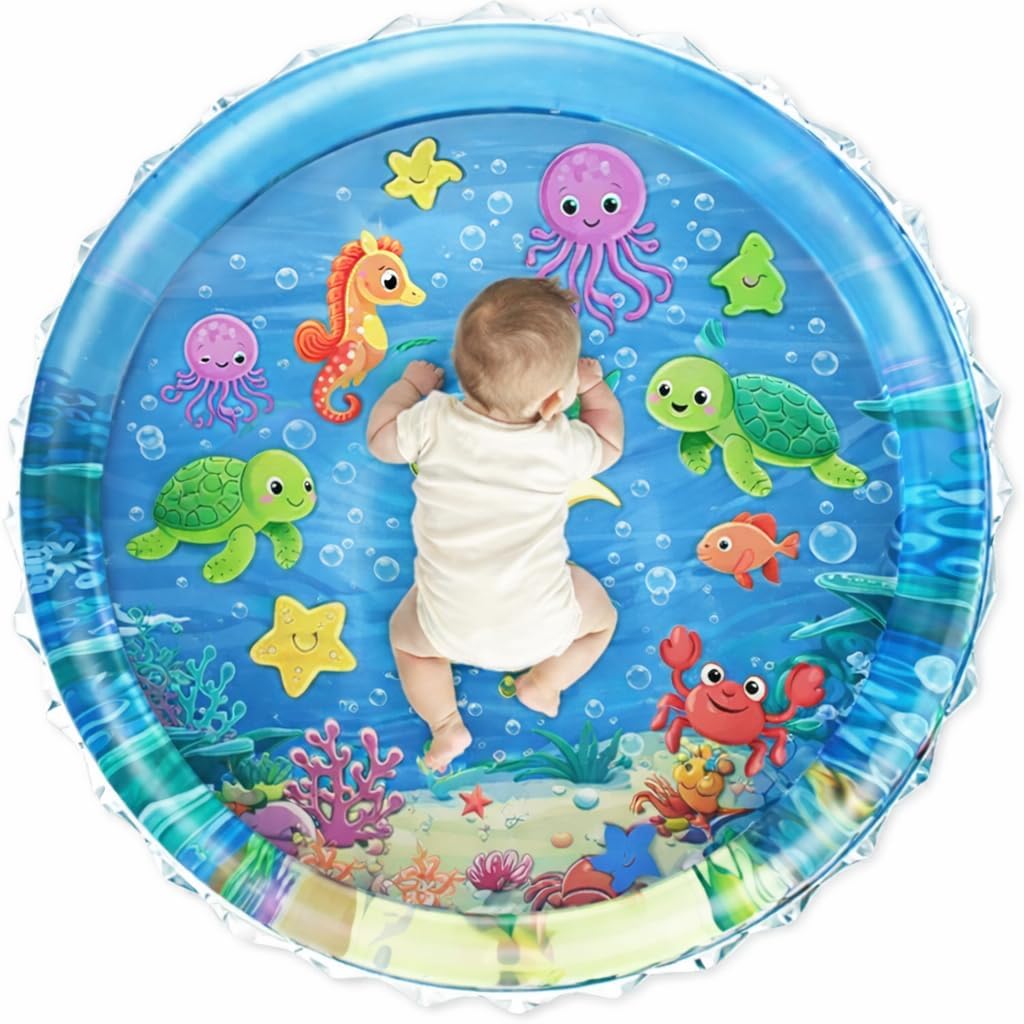 Baby Kids Water Play Mat Toys Inflatable For Kids Leakproof Water Play Mat, Fun Activity Play Center Indoor And Outdoor For Baby