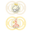Mam Perfect Night Baby Pacifier, Patented Nipple, Glows In The Dark, 2 Pack, 6+ Months, Unisex