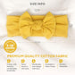 Babygiz Baby Girl Headbands-Infant,Toddler Cotton Handmade Hairbands With Bows Child Hair Accessories (Beige)
